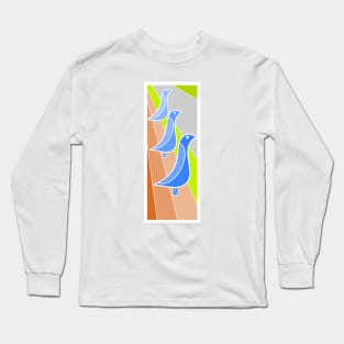 1970s birds Long Sleeve T-Shirt